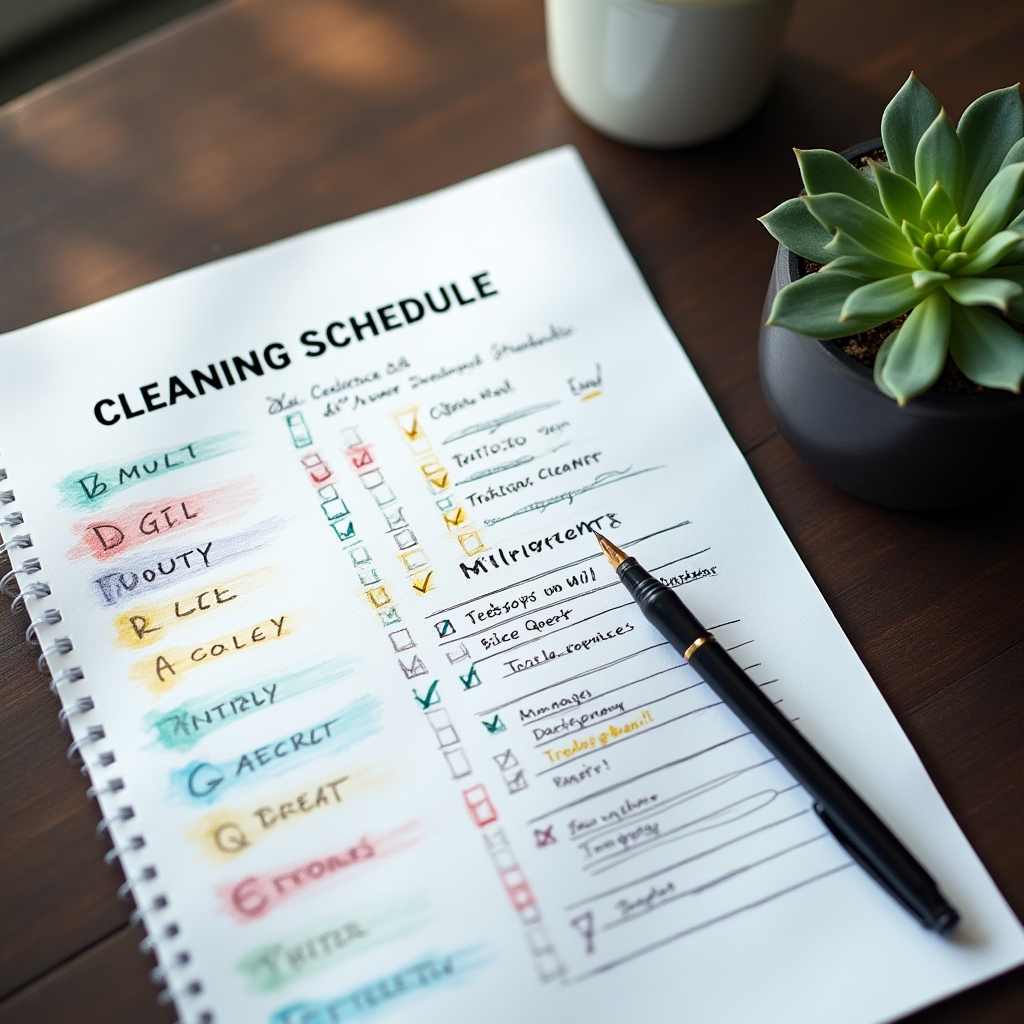 Ev temizliği planlaması ve organizasyon